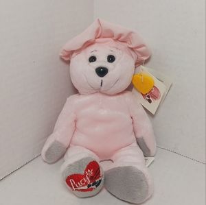 I Love Lucy Pink Teddy Bear Stuffed Animal Rocky Mountain Chocolate Factory